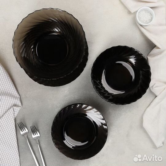 Набор столовый стеклянный Ocean. Eclipse, 19 предм