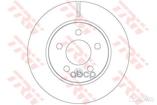 Диск тормозной передний VW amarok DF6482 DF6482