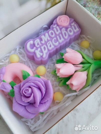 Мыло и букеты ручной работы