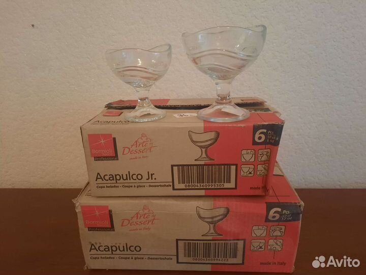 Креманки по 6шт Италия Бельгия Турция. Салатник