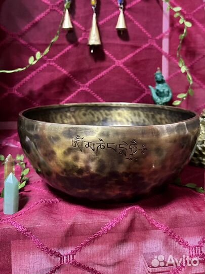 Тибетская поющая чаша full moon 26,5 см