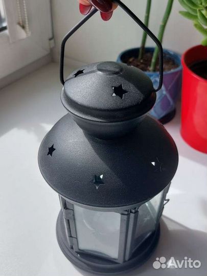 Подсвечник Икеа домик для свечи