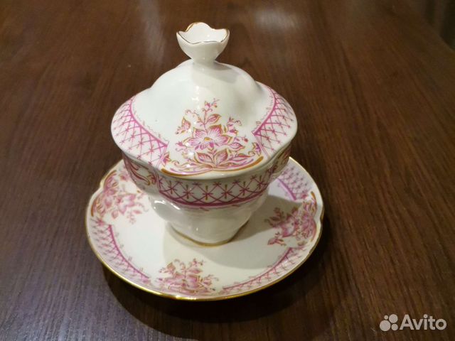 Чашка с крышкой фарфоровая (заварочная) лфз