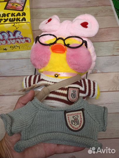 Мягкая игрушка Уточка лалафанфан, одежда для утки