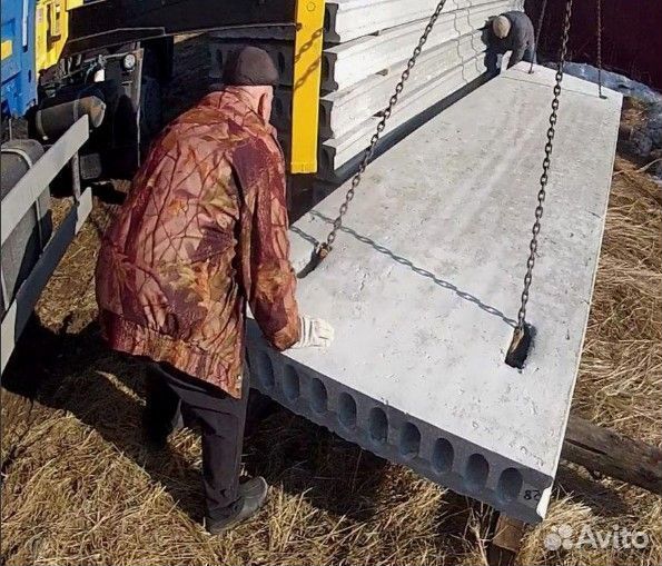 Плиты армированные за углом