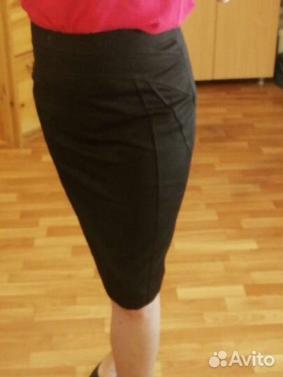 Юбка черная карандаш новая 46-48