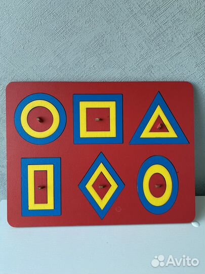 Рамки-вкладыши Монтессори Паутинки