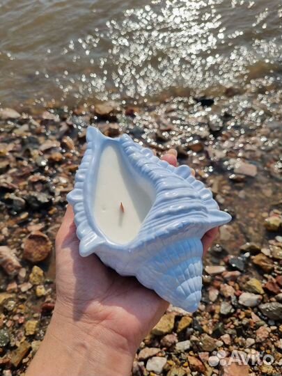 Ароматическая свеча в гипсе