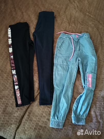 Вещи пакетом для девочки122-128-134