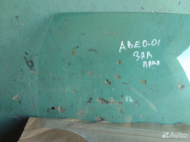 Стекло задний правой двери Chevrolet Aveo T250