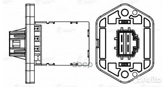 LFR 0810 резистор вентилятора отопителя KIA Ri