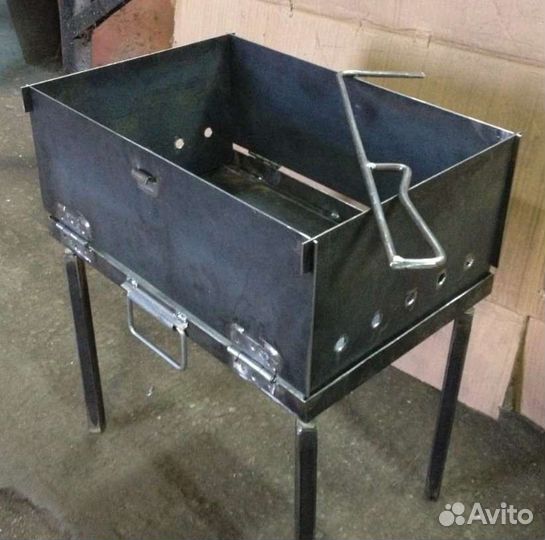 Мангал мобильный (чемодан)