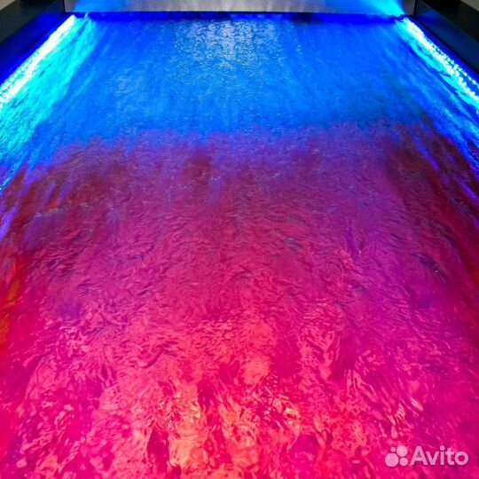 Водопады домашние и офисные по стеклу