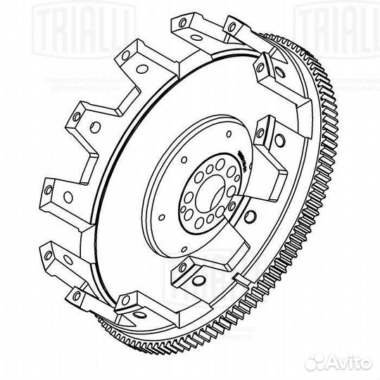 Маховик камаз Euro-0 740.10 7403.10 FW 0711