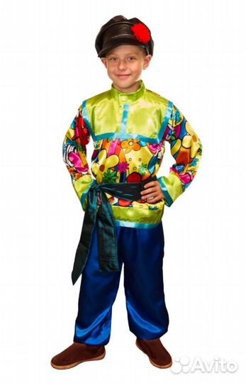 Костюм гриба, кузнечика, русский