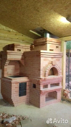 Русские печи традиционные комбинированные, пекарни