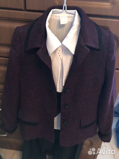 Шерстяной костюм тройка на девочку