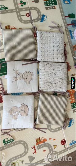 Детские бортики в кроватку