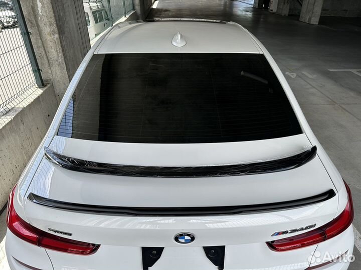 Накладки на уши + спойлер М merfomance bmw G20