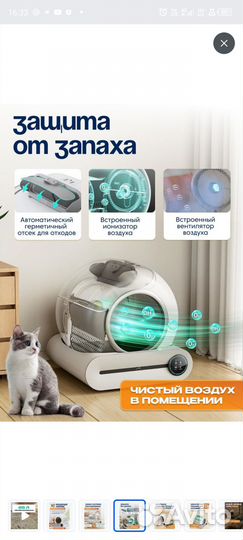 Автоматический кошачий туалет