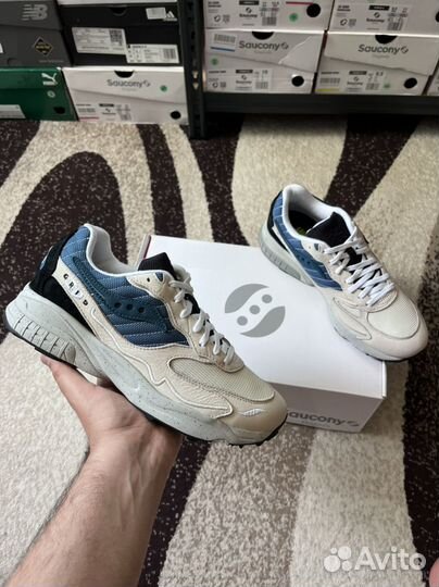 Кроссовки Saucony 3D Grid Hurricane Blue/White