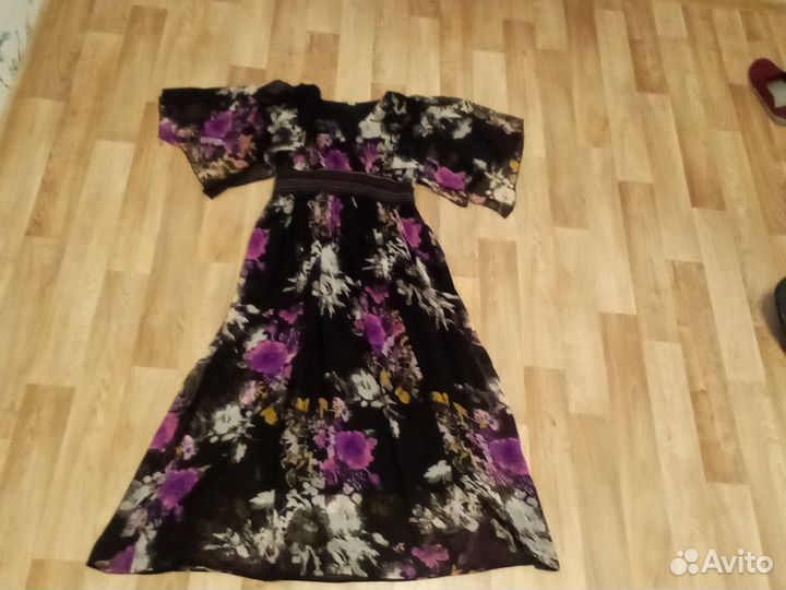 Платье Индия вискоза длинное 50,52размер новое