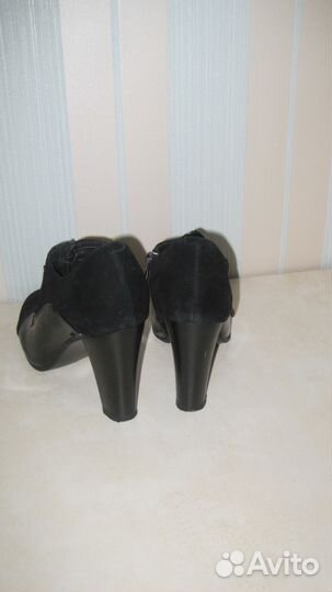 Ботильоны натур. замша, лак, кожа