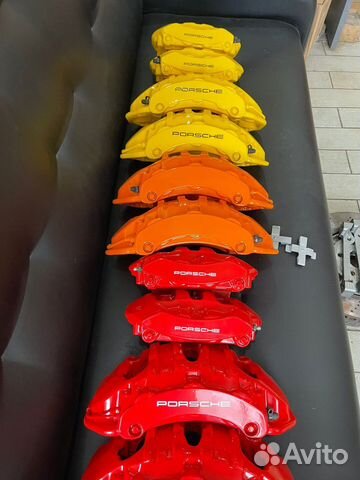 Покраска и обслуживание суппортов Porsche