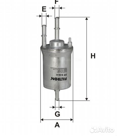 Filtron PP836/4 Фильтр топливный VW group