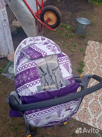 Детские санки коляска NiKA