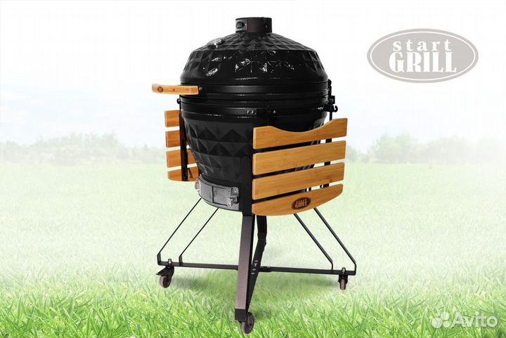 Керамический гриль Start Grill PRO 61 см черный
