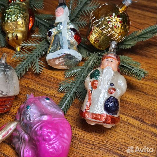 Елочные игрушки СССР