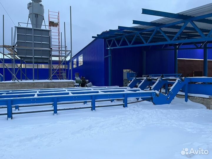 Разобщитель пачек бревен, поштучная выдача