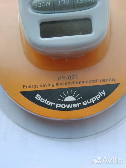 Шагомер на солнечной батарее