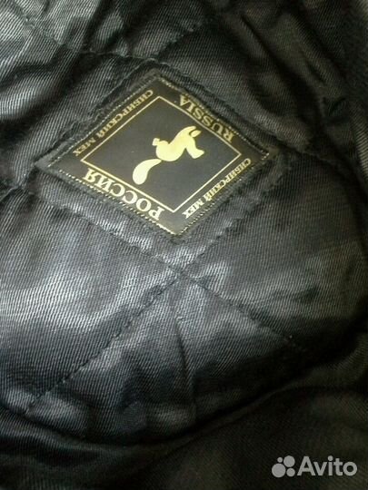 Шапка из вязаной норки