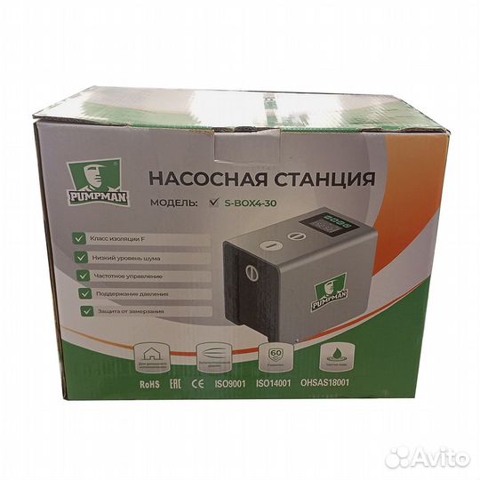 Насосная станция Pumpman S-BOX4-30 с частотным упр