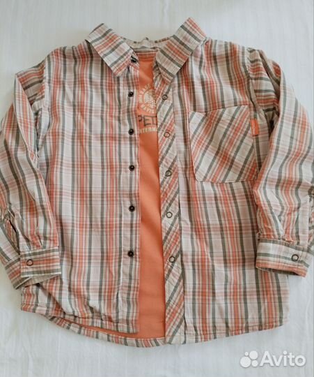 Рубашки для мальчика 110р, 3 шт