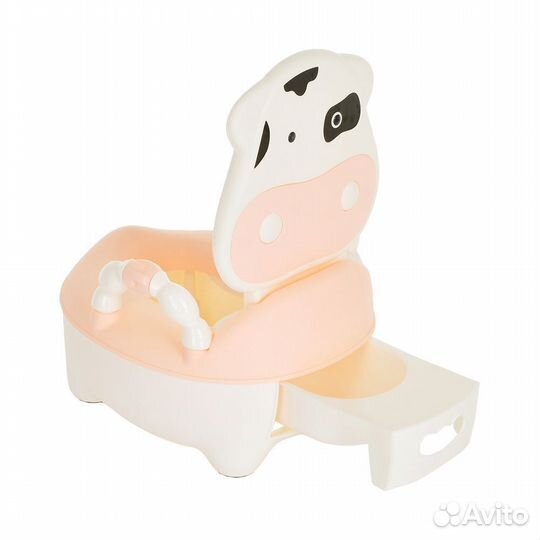 Горшок детский Pituso Буренка, Розовый