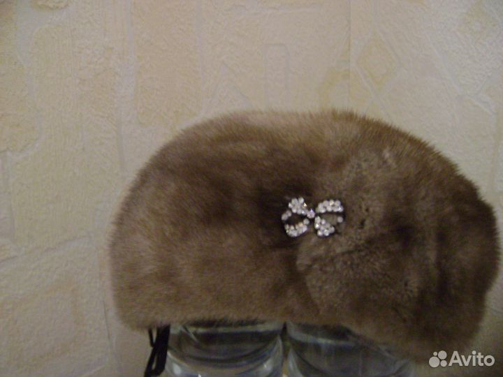 Шапка женская мех норки