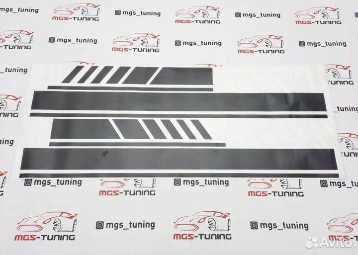 Наклейки AMG Edition на G-Class W463 черный мат