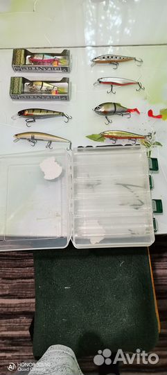 Воблеры с коробкой