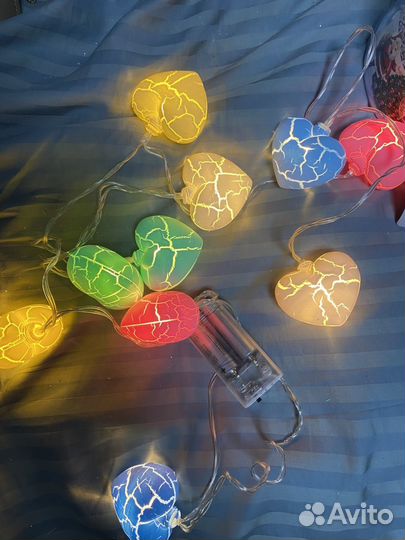 Гирлянда Сердечки