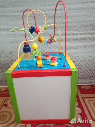 Бизиборд Куб (Бизибокс) 30х30х30см