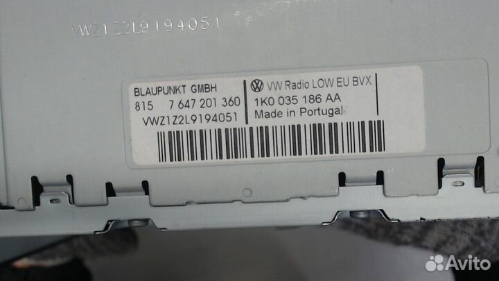 Магнитола Volkswagen Jetta 6, 2011