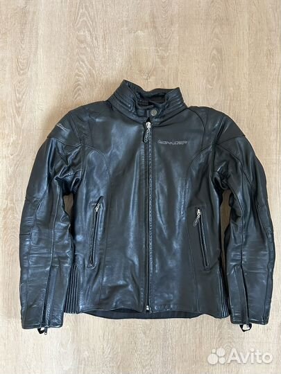 Кожаная мото куртка A-PRO женская S