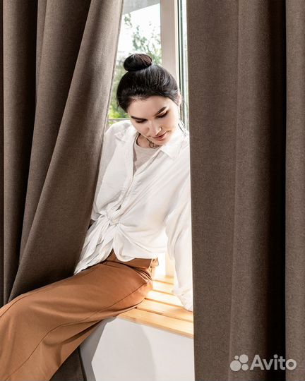 Шторы блэкаут Массимо Цикорий