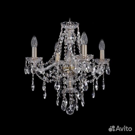 Люстра подвесная Богемия в спальню классика