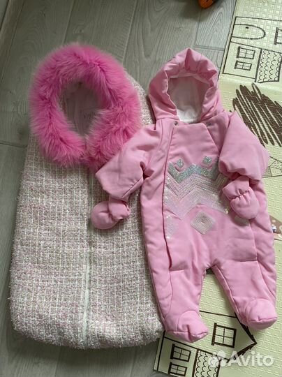 Конверт на выписку для девочки chеpe