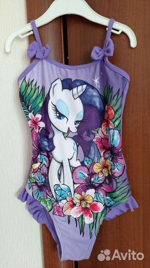 Купальник новый с пони 104 размер