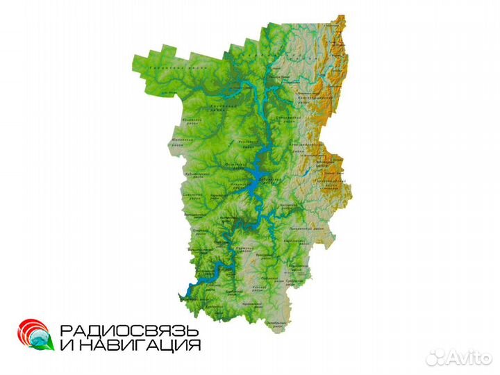 Карта Пермского края для Garmin